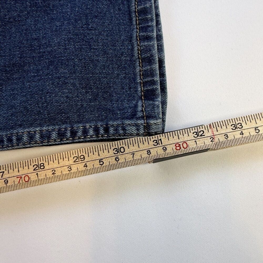 Levi Strauss Signature Gold Men's Relaxed Fit Flex Denim Blue Jeans 42x32 New - Picture 14 of 15